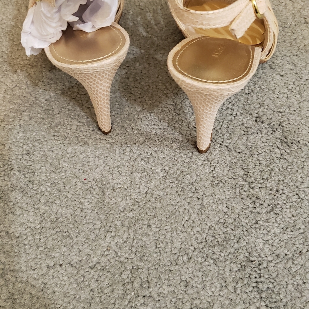 Cream Sandals
